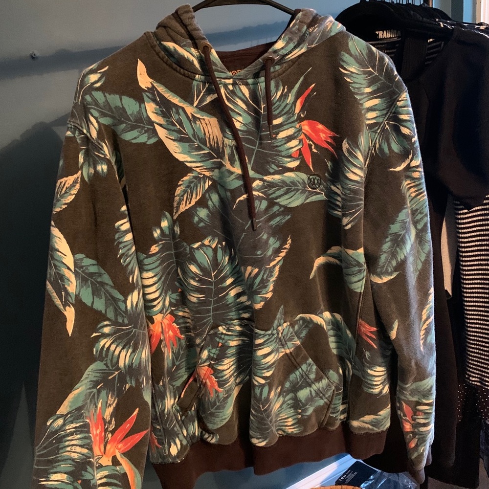 ❄️Men’s Tropical Pattern 10.Deep Sweatshirt